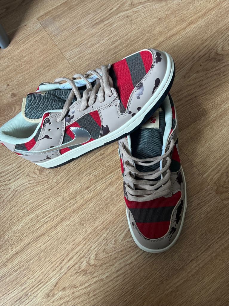 Nike SB Dunk Low Freddy Krueger – Size 9 UK