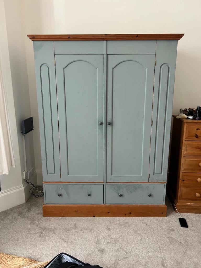 Extra Large solid pine wardrobe 