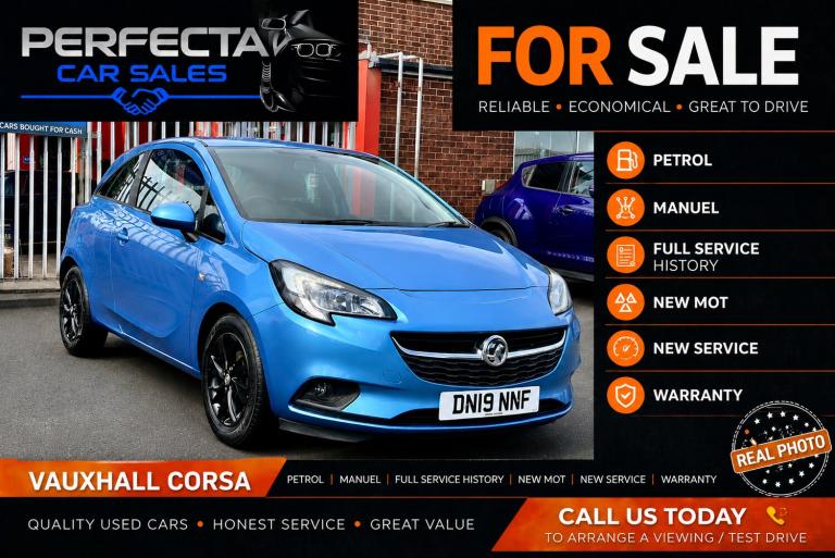 2019 Vauxhall Corsa 1.4 [75] Design 3dr HATCHBACK Petrol Manual