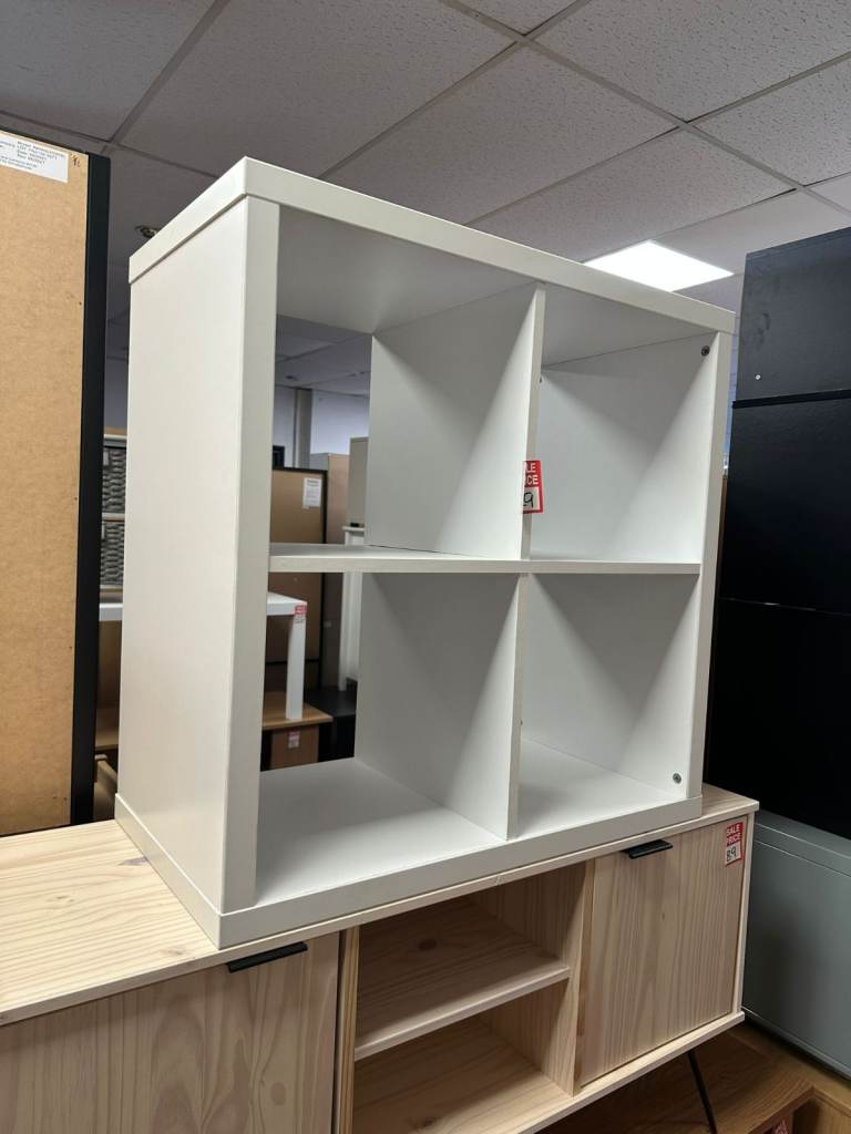 image for Square Plus 4 Cube Storage unit - White 