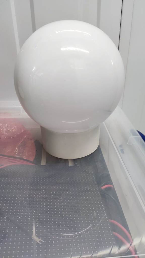 Homebase Clandon White Sphere light (6 available)