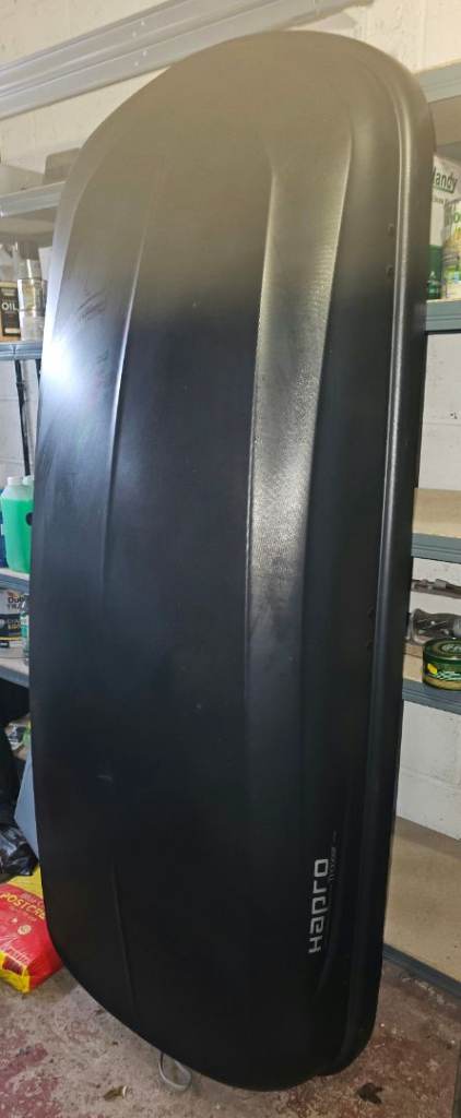 Large HAPRO Roof box and bars