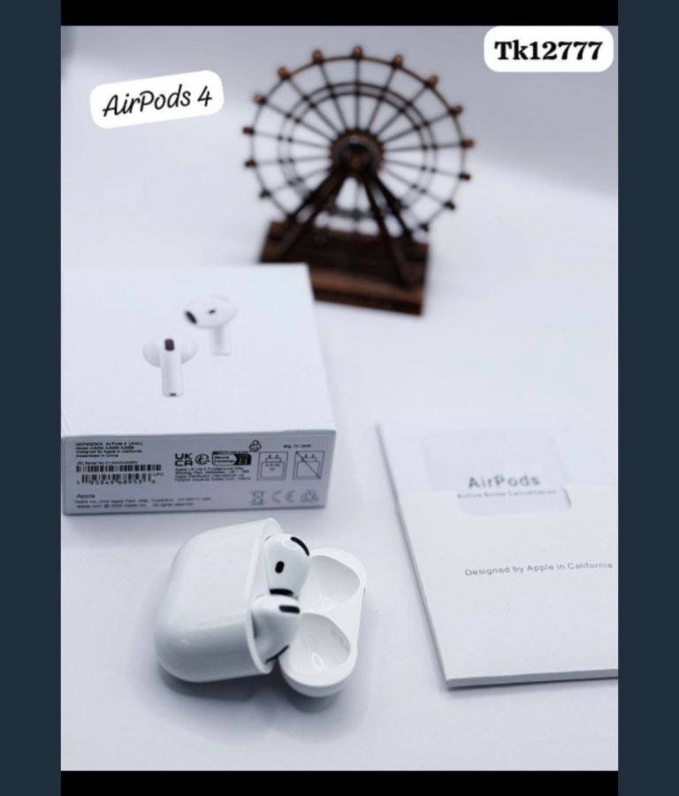 White AirPods 4 Wireless Earbuds – New in Box