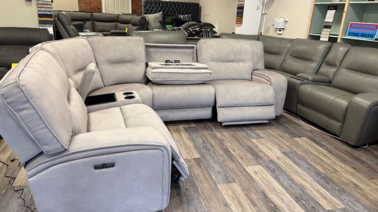 Power recliner corner sofa left right hand 