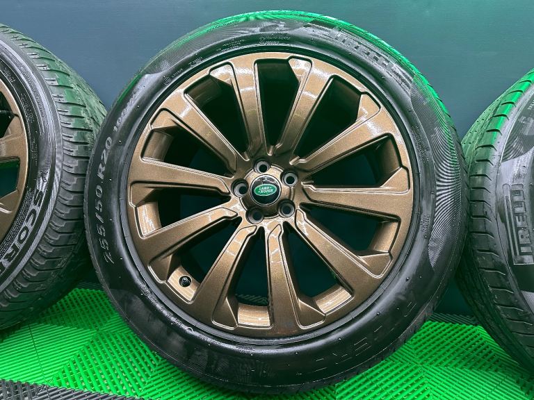 Range Rover Velar / Evoque / Discovery Sport / FL2 20” Bronze Alloy Wheels Style 1032 & all Pirelli!