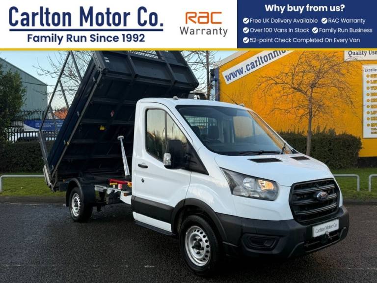 2021 Ford Transit 2.0 350 EcoBlue Leader Tipper 2dr [ CAGED BODY + TAIL LIFT ] L2 Euro 6 (s/s Tip...