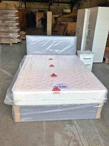 new Double bed with mattress - same day delivery 