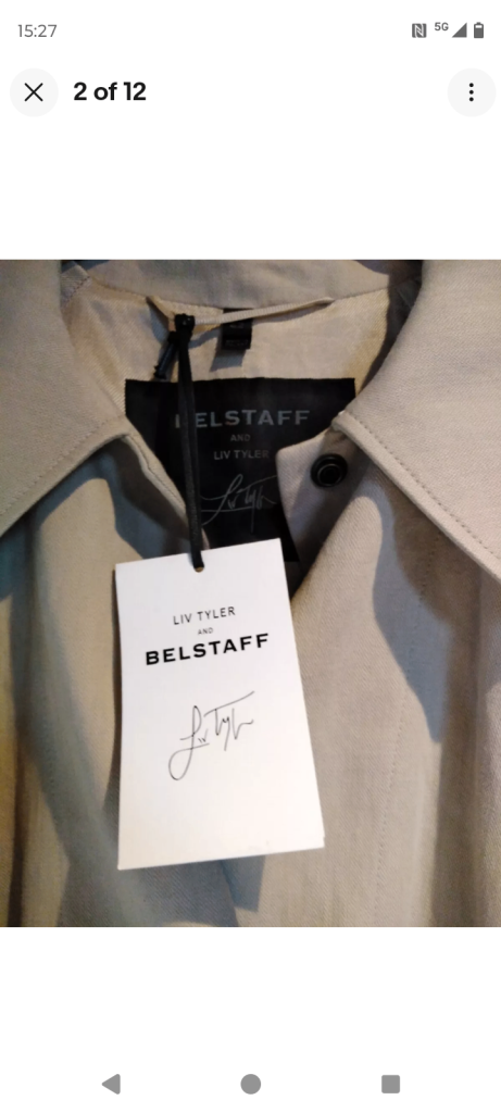 Belstaff Liv Tyler 2016 Capsule Collection ALNE Coat RARE