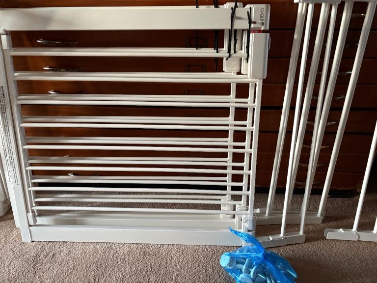 Set of 3 Cuggl safety gates: 1 standard, 2 x extra wide.  £50 for the set 