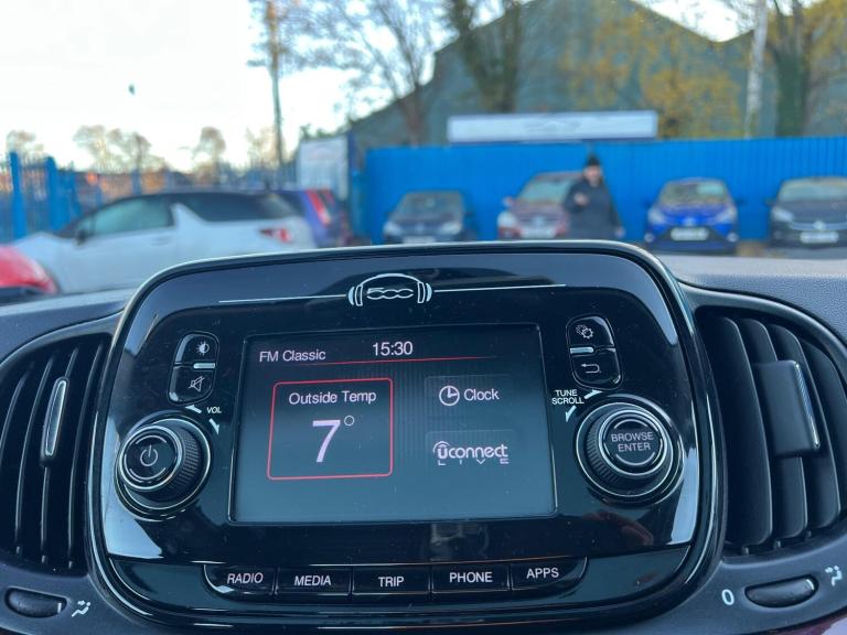 2018 Fiat 500 1.2 Lounge Euro 6 (s/s) 3dr HATCHBACK Petrol Manual