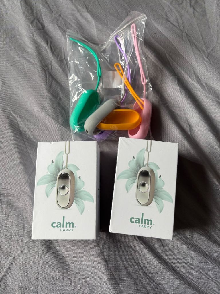 Calm Carry Portable White Noise Sleep Aid x2 - New in Box