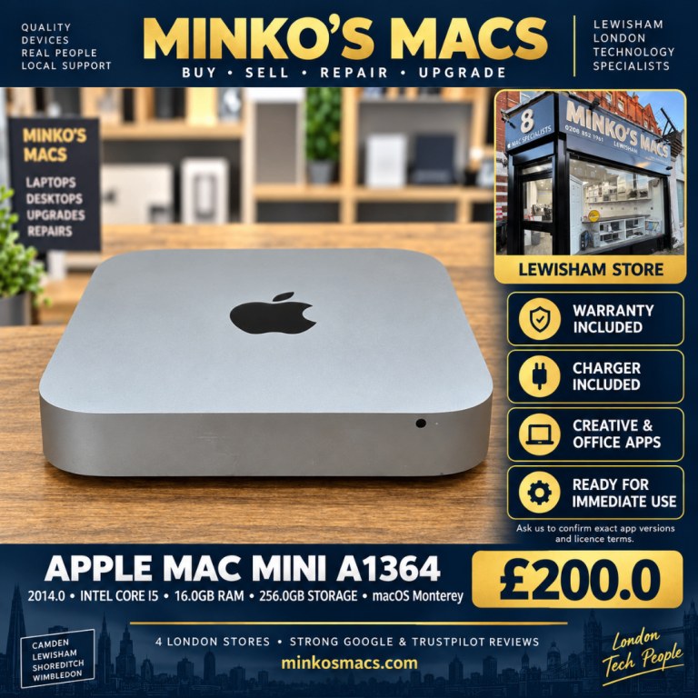 Apple Mac mini 2014 A1347 i5 16GB 256GB SSD Desktop Computer Warranty