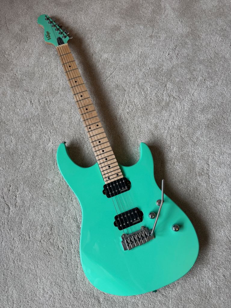 image for Vintage V6M24 guitar, HH Pickups, wilkinson tremolo. As new.