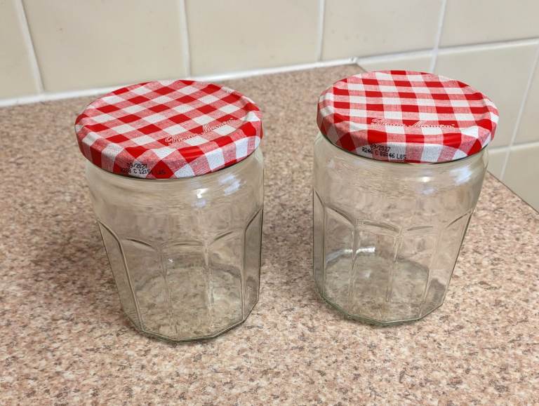 Set of 2 Bonne Maman Jars