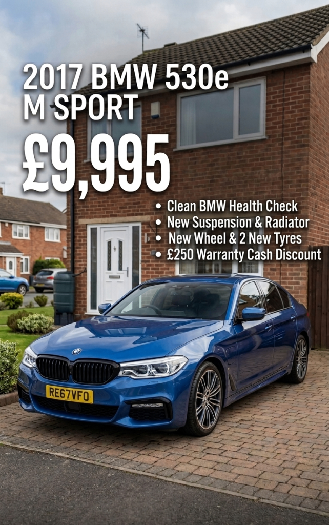 BMW, 5 SERIES, Saloon, 2017, Semi-Auto, 1998 (cc), 4 doors