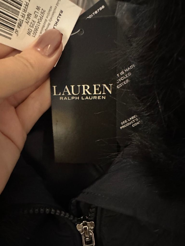 Ralph Lauren quilted down coat