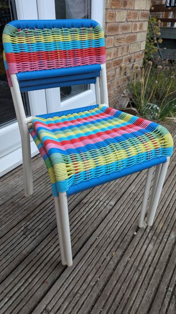 3 kids sized outdoor/playhouse chairs