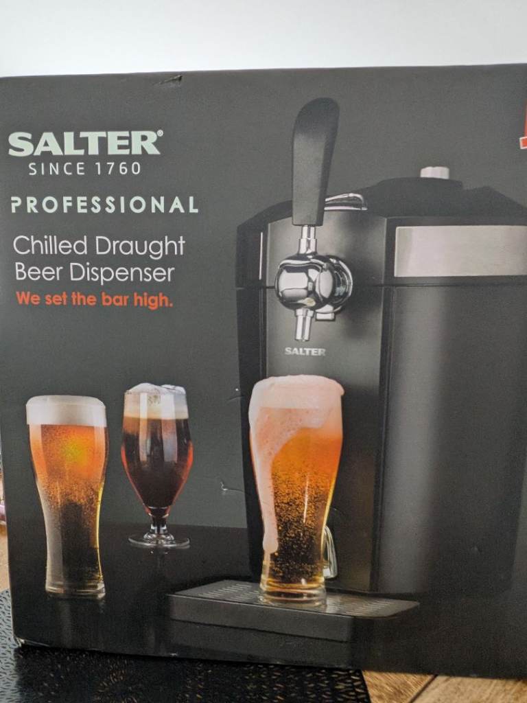 SALTER PROFESSIONAL Chilled Draught Beer Dispenser - NEW