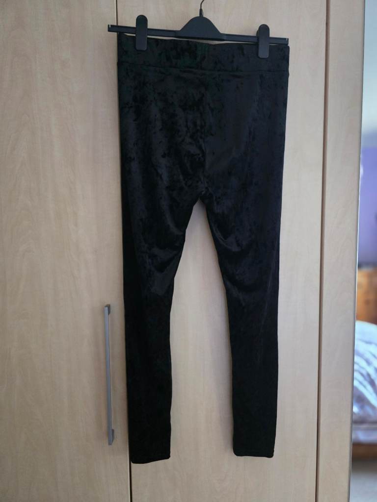 image for New M & S Velvet Leggings