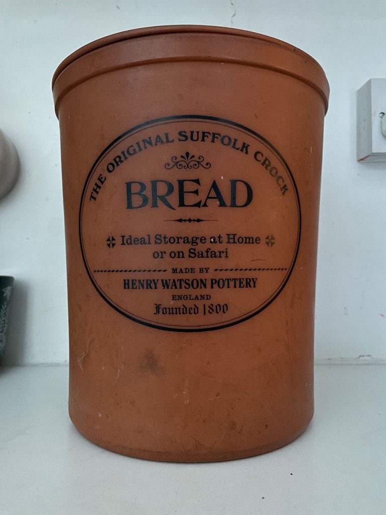 Original Suffolk Crock Bread Bin 