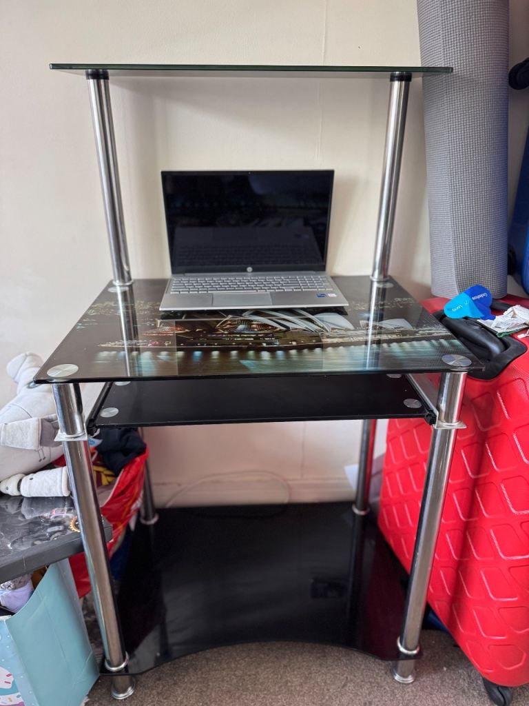 Glass Office Desk 
