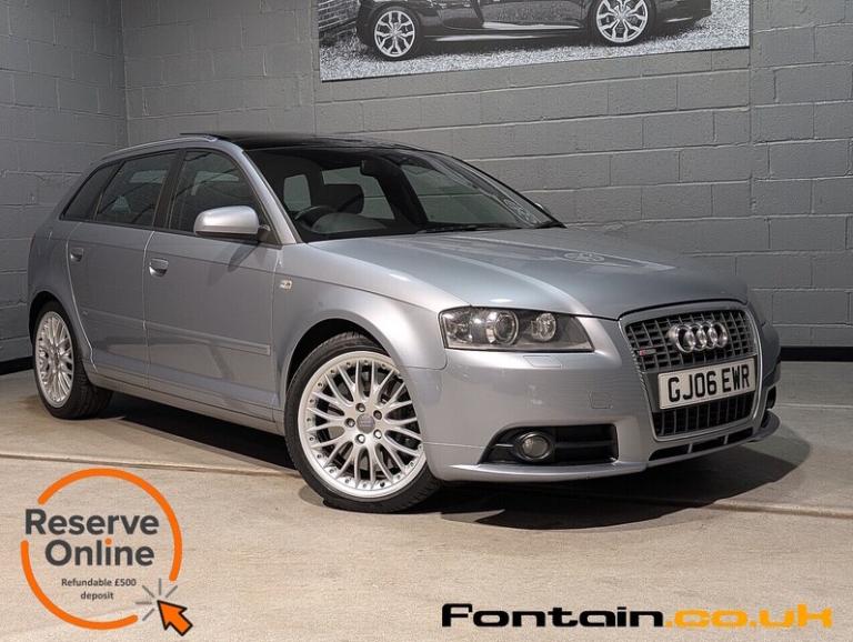 2006 Audi A3 3.2 V6 Quattro S Line 5dr DSG HATCHBACK PETROL Automatic