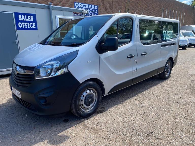 2016 66 Reg Vauxhall Vivaro LWB 9 Seater Minibus 1.6DCi Bi-Turbo Euro6 Plus VAT 