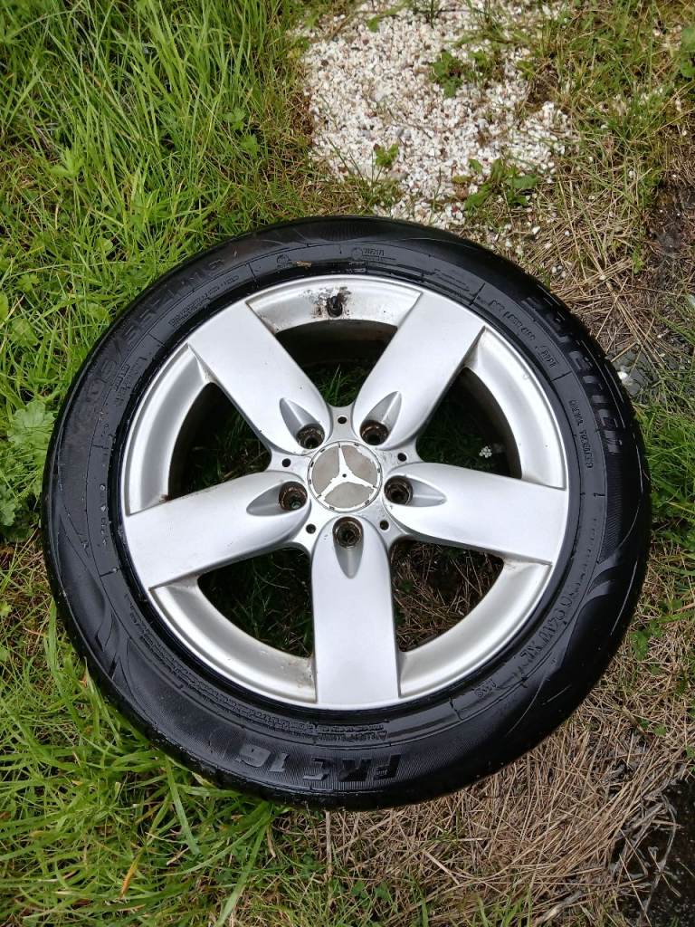 Mercedes 205 55 16 alloy and tyre
