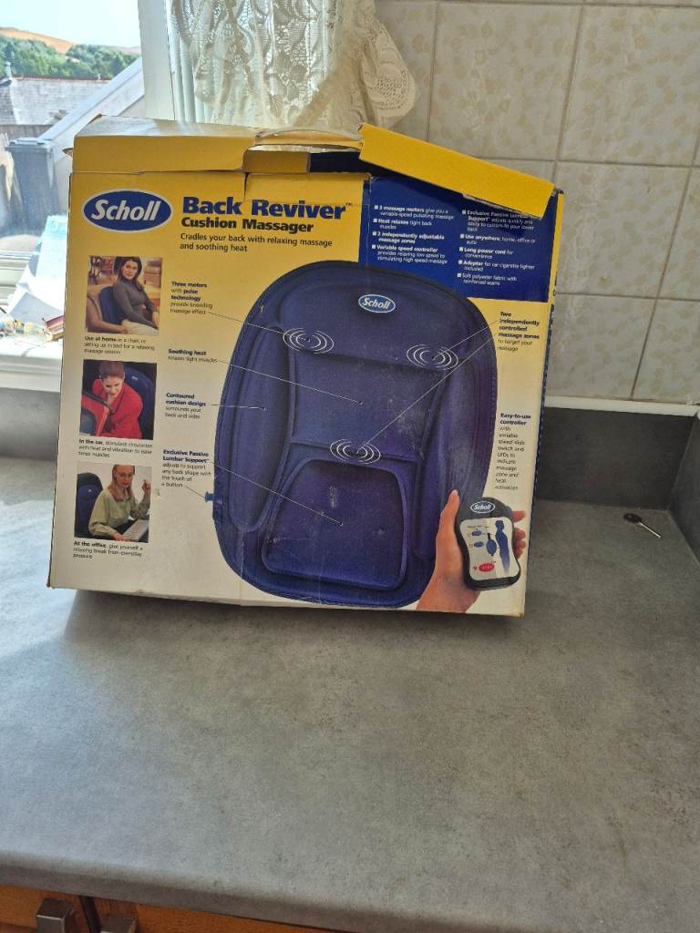 Back cushion massager