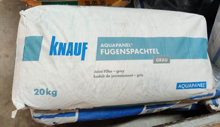 Knauf Aquapanel Joint Filler - Grey, 20kg Bag
