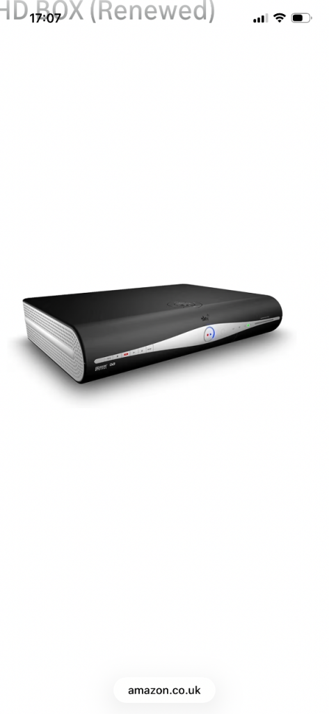 Sky HD box with Sky remote