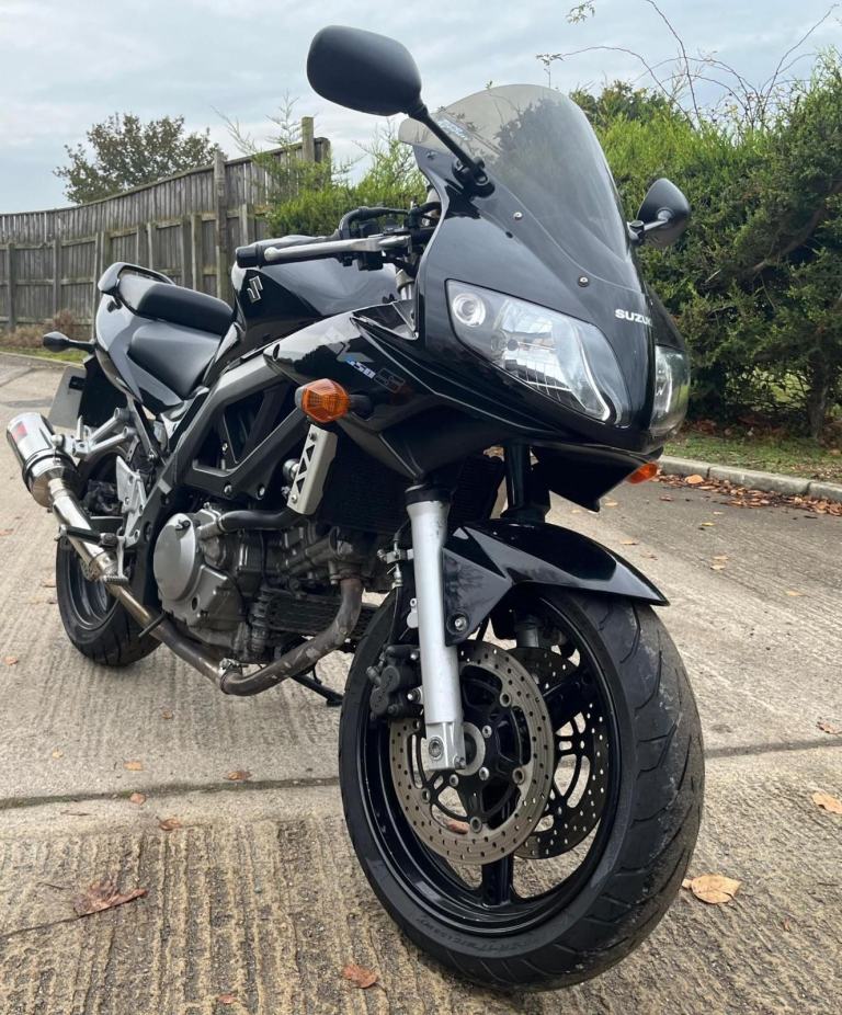 2008 58 SUZUKI SV650S K7 SV 650 21k MILES BLACK SPORTS TOURER CLEAN SV650