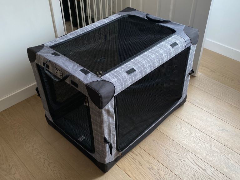 AFP All for Paws Fabric Folding Pet Crate - Large