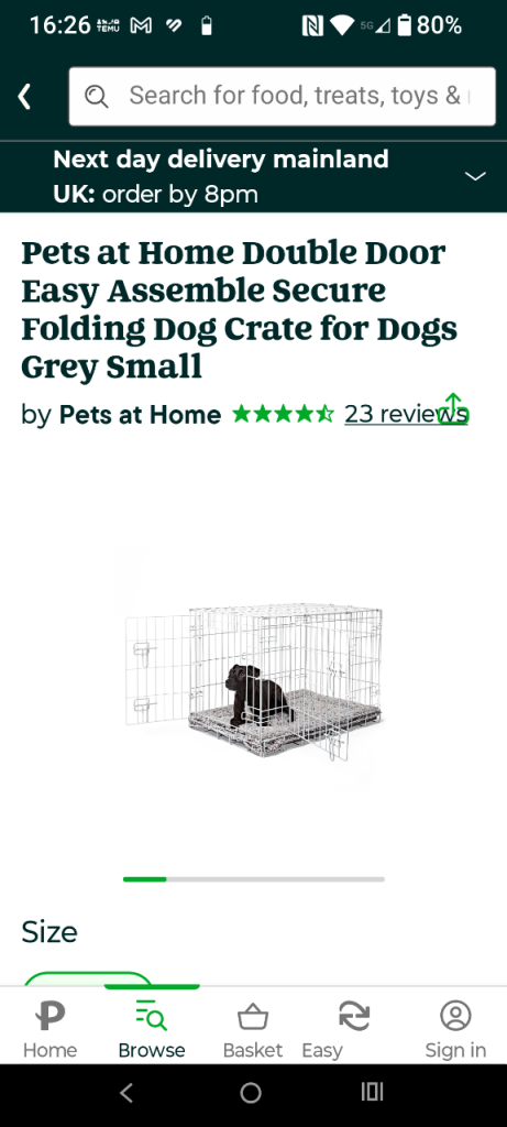 Double door small pet cage