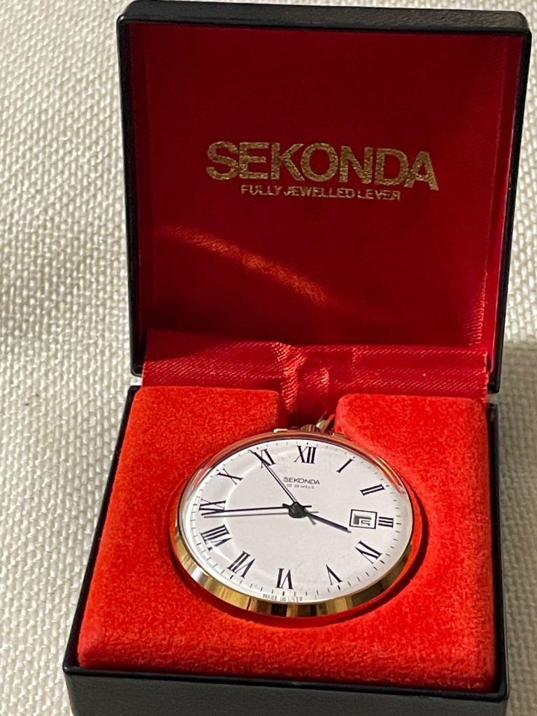 Sekonda pocket watch 