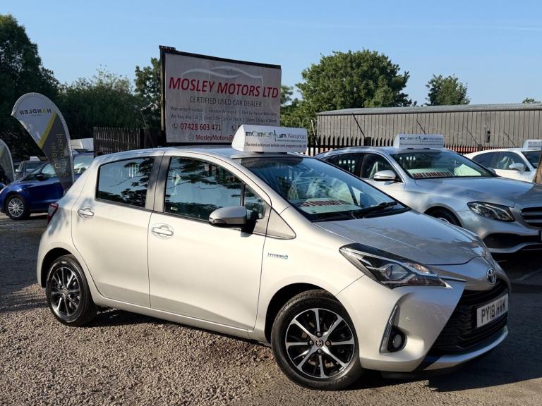 2018 Toyota Yaris 1.5 VVT-h Icon Tech E-CVT Euro 6 (s/s) 5dr HATCHBACK Petrol/Electric Hybrid Aut...