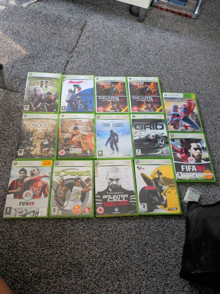 Large Bundle of Xbox 360 Games – Good Condition