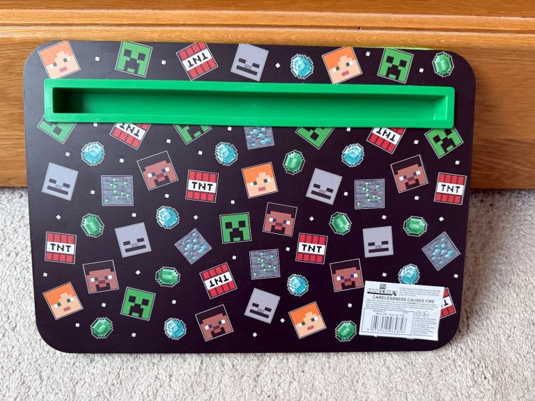 Minecraft tablet lap tray cushion brand new