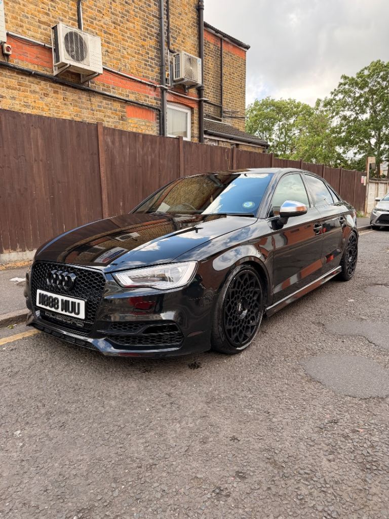 Audi, s3 Saloon, 2015 Stage 2 black edition 420bhp not m2 m3 m4 m240i m340i s4 s5 rs3 rs5 rs6
