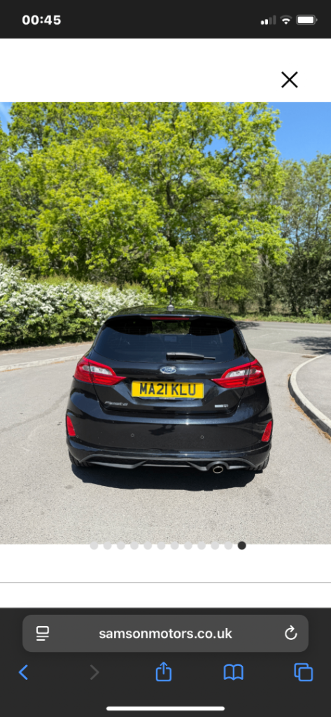 Ford, FIESTA, Hatchback, 2021, Manual, 998 (cc), 5 doors