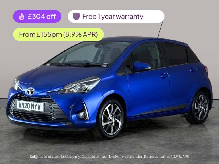 2020 Toyota Yaris 1.5 VVT-i Y20 Bi-tone Hatchback 5dr Petrol Manual Euro 6 (111 ps) - BLUETOO Hat...