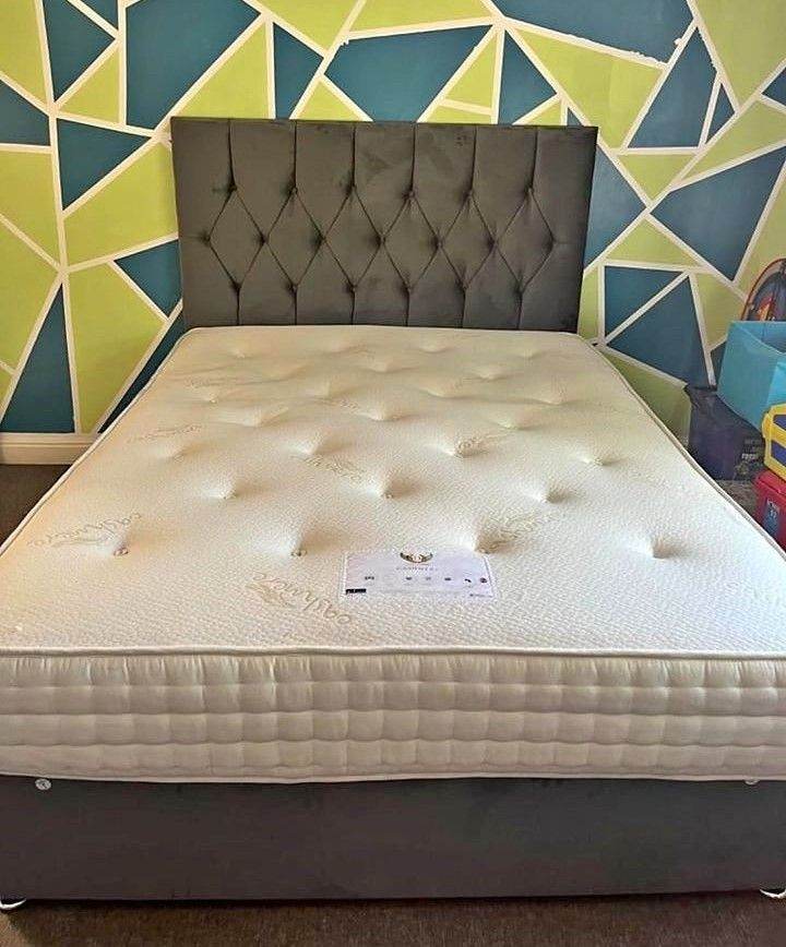 image for  Christmas Offer! 🎄 Double 4ft6 Divan Bed & Mattress | Same Day Fast Delivery! **