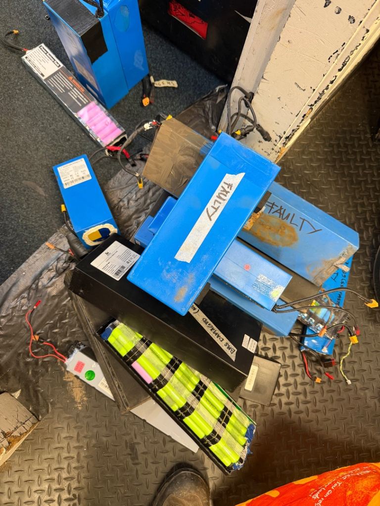 Li-ion Batteries used 