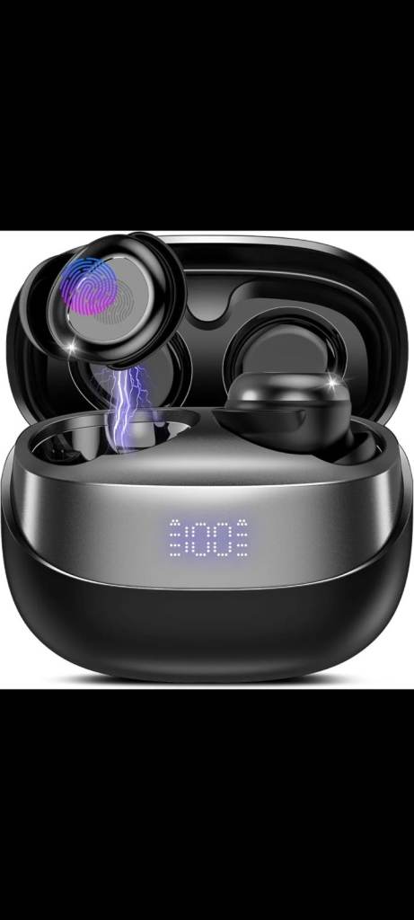 New SU8 Mini Sleep Earbuds with Charging Case – Black