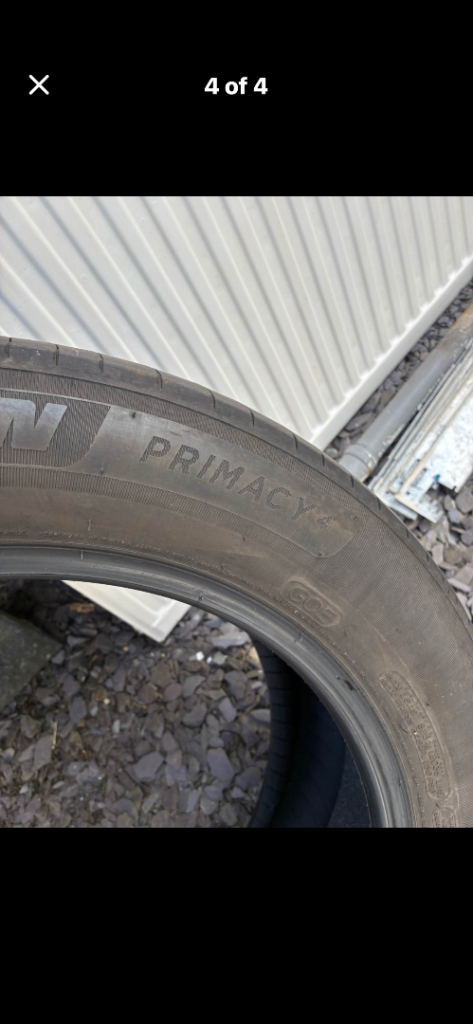 235/55-19” Michelin primacy 4 GOE x 1 