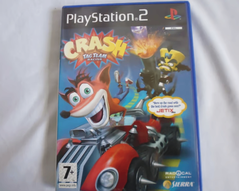 PS2 Playstation 2 Crash Tag Team Racing Game