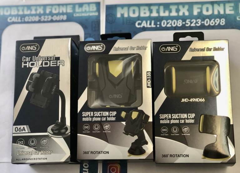 image for ANG Strong & Flexible Car Phone Holders Avialable for Dashboard, Windscreen & Airvent