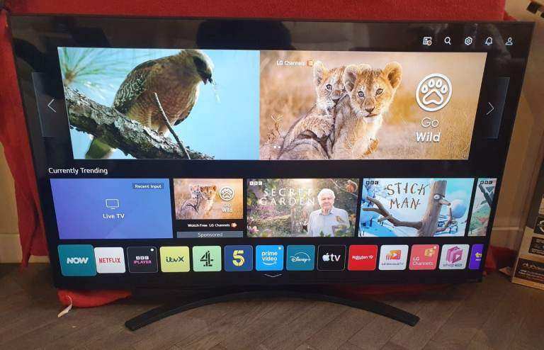 LG 50 inch NanoCell NANO76 50 Inch TV 4K UHD Smart TV smart app wifi