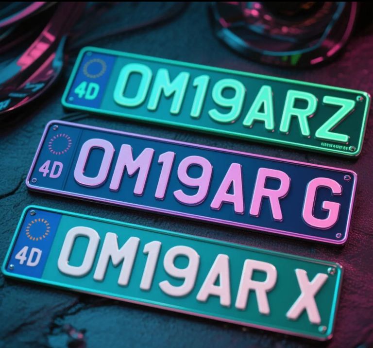 PRIVATE NUMBER PLATE 