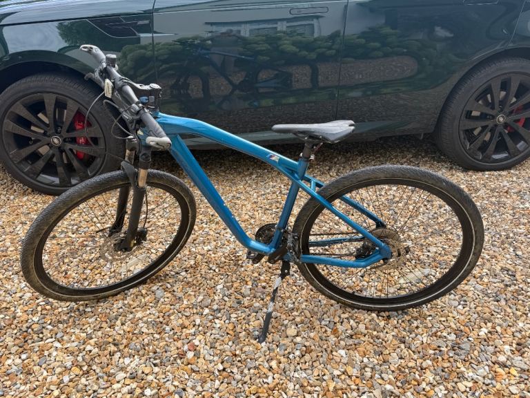 BMW blue bike 